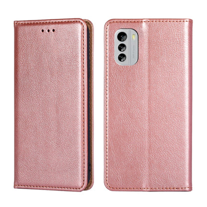 Gloss Oil Solid Color Magnetic Leather Phone Case