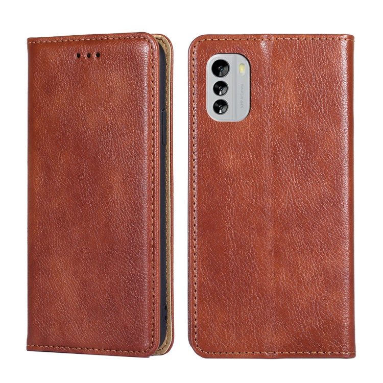 Gloss Oil Solid Color Magnetic Leather Phone Case