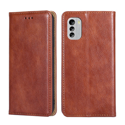 Gloss Oil Solid Color Magnetic Leather Phone Case
