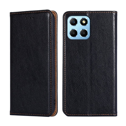 Gloss Oil Solid Color Magnetic Leather Phone Case