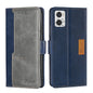 Contrast Color Side Buckle Leather Phone Case