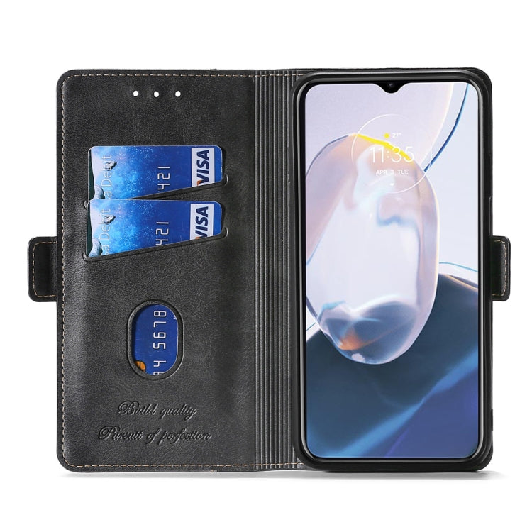 Contrast Color Side Buckle Leather Phone Case, For Motorola Moto E22/E22i, For Samsung Galaxy A04, For Nokia G60 5G, For Honor X8 5G/X6