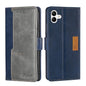 Contrast Color Side Buckle Leather Phone Case, For Motorola Moto E22/E22i, For Samsung Galaxy A04, For Nokia G60 5G, For Honor X8 5G/X6