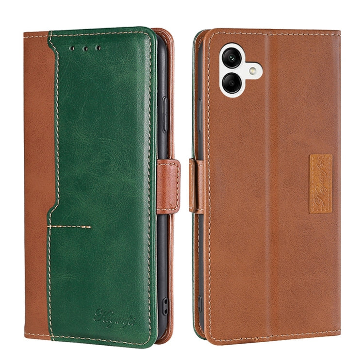 Contrast Color Side Buckle Leather Phone Case, For Motorola Moto E22/E22i, For Samsung Galaxy A04, For Nokia G60 5G, For Honor X8 5G/X6