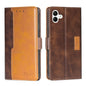 Contrast Color Side Buckle Leather Phone Case, For Motorola Moto E22/E22i, For Samsung Galaxy A04, For Nokia G60 5G, For Honor X8 5G/X6