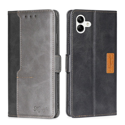 Contrast Color Side Buckle Leather Phone Case, For Motorola Moto E22/E22i, For Samsung Galaxy A04, For Nokia G60 5G, For Honor X8 5G/X6