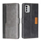 Contrast Color Side Buckle Leather Phone Case