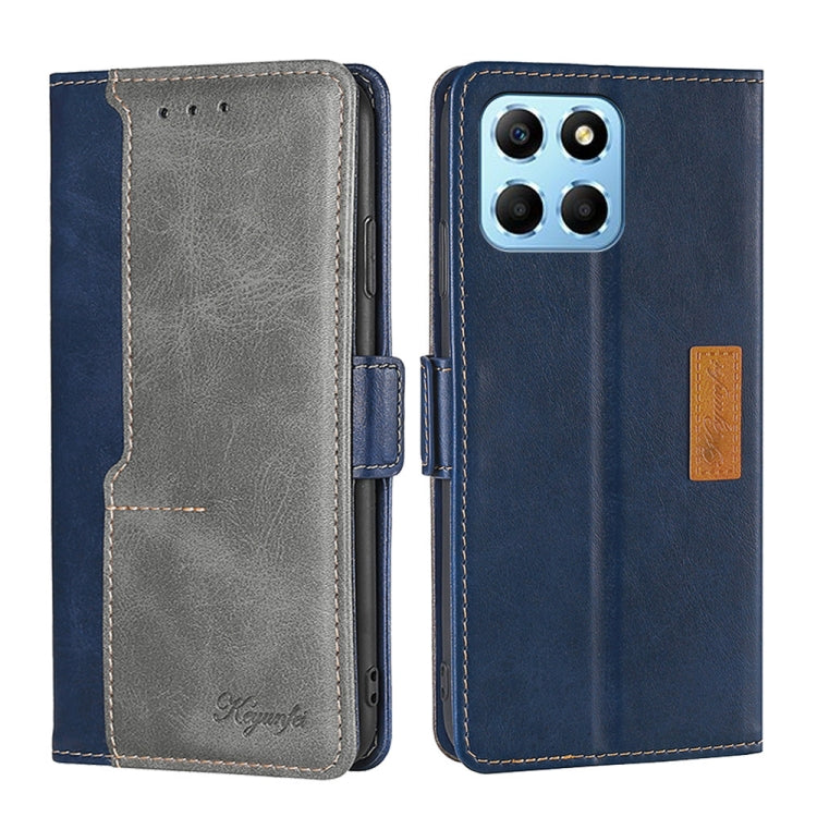 Contrast Color Side Buckle Leather Phone Case, For Motorola Moto E22/E22i, For Samsung Galaxy A04, For Nokia G60 5G, For Honor X8 5G/X6