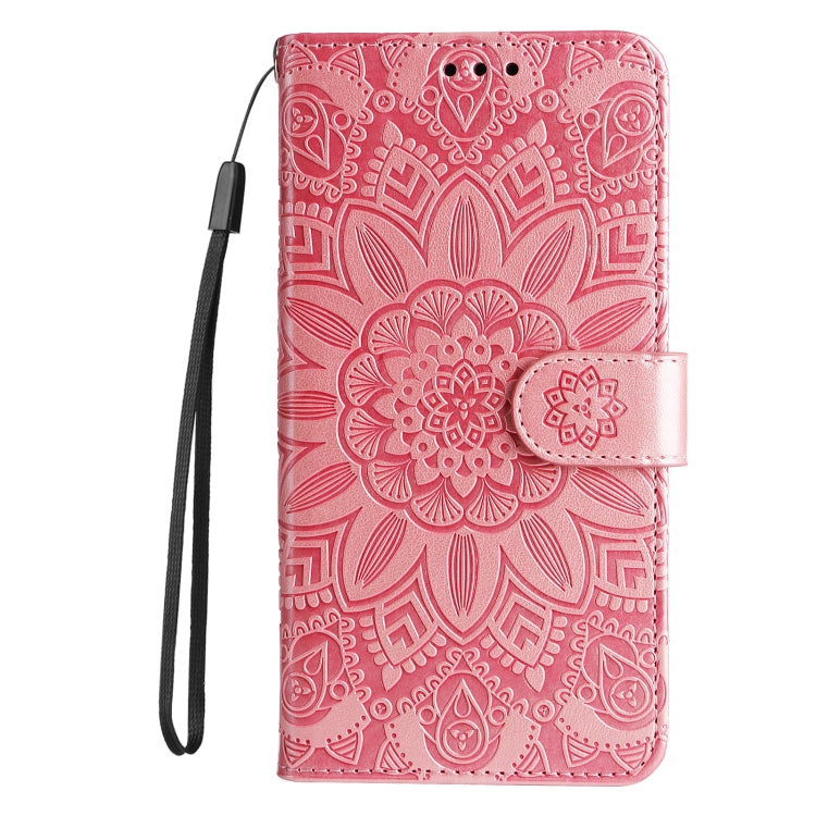 Embossed Sunflower Leather Phone Case, For Samsung Galaxy S23 5G, For Samsung Galaxy S23+ 5G, For Samsung Galaxy S23 Ultra 5G