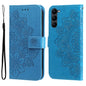 7-petal Flowers Embossing Leather Phone Case