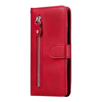 Calf Texture Zipper Leather Phone Case