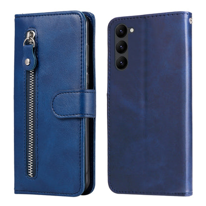 Calf Texture Zipper Leather Phone Case