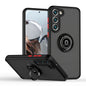 Q Shadow I Ring Kickstand PC and TPU Hybrid Phone Case, For Samsung Galaxy S23 5G, For Samsung Galaxy S23+ 5G