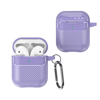 Carbon Fiber Texture Anti-fall Earphone Protective Case, For AirPods 1 / 2, For AirPods 3, For AirPods Pro