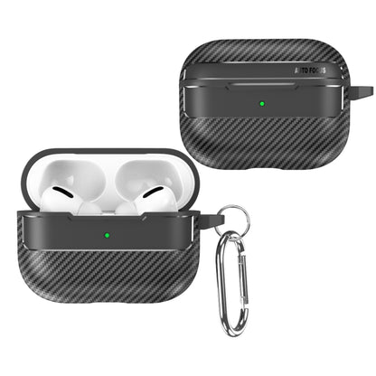 Carbon Fiber Texture Anti-fall Earphone Protective Case, For AirPods 1 / 2, For AirPods 3, For AirPods Pro