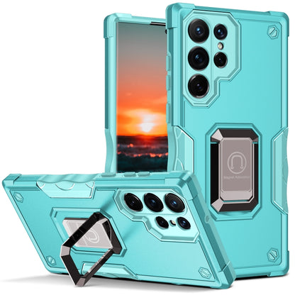 Ring Holder Non-slip Shockproof Armor Phone Case, For Samsung Galaxy S23 5G, For Samsung Galaxy S23+ 5G, For Samsung Galaxy S23 Ultra 5G