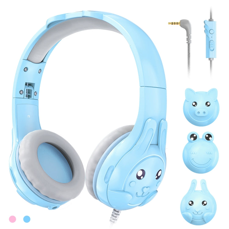 SoulBytes S31 Kids Wired Over-Ear Earphone with Microphone, Length: 1.5m