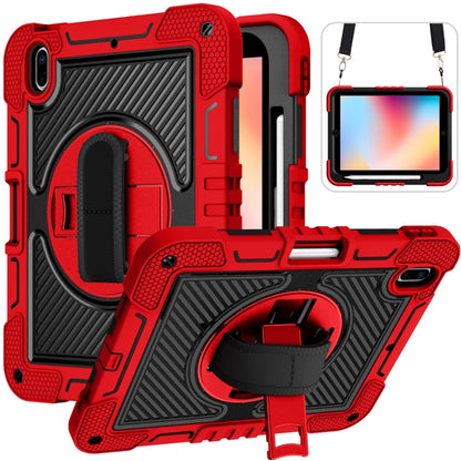 360 Degree Rotation Contrast Color Shockproof Silicone + PC Tablet Case