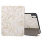 Three-fold Marble Texture Protective Tablet Case with Pen Slot