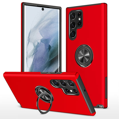 PC + TPU Magnetic Phone Case with Invisible Ring Holder