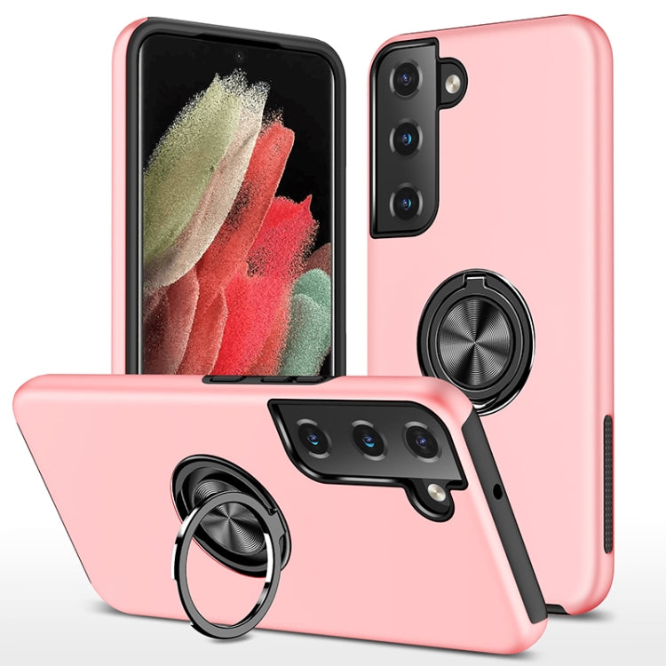 PC + TPU Magnetic Phone Case with Invisible Ring Holder