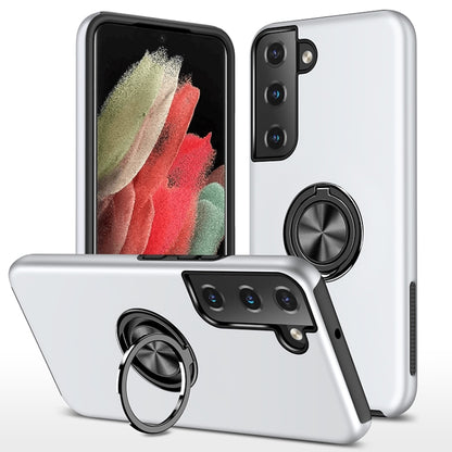 PC + TPU Magnetic Phone Case with Invisible Ring Holder