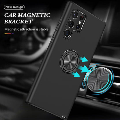 PC + TPU Magnetic Phone Case with Invisible Ring Holder