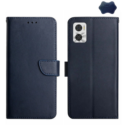 Genuine Leather Fingerprint-proof Flip Phone Case