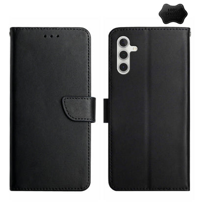 Genuine Leather Fingerprint-proof Flip Phone Case