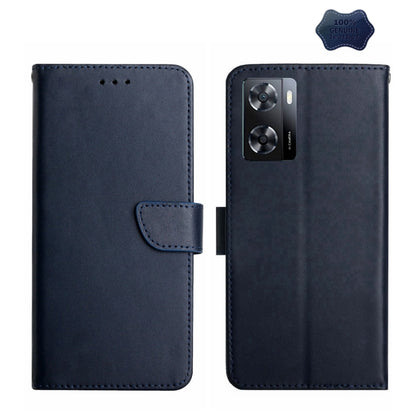 Genuine Leather Fingerprint-proof Flip Phone Case