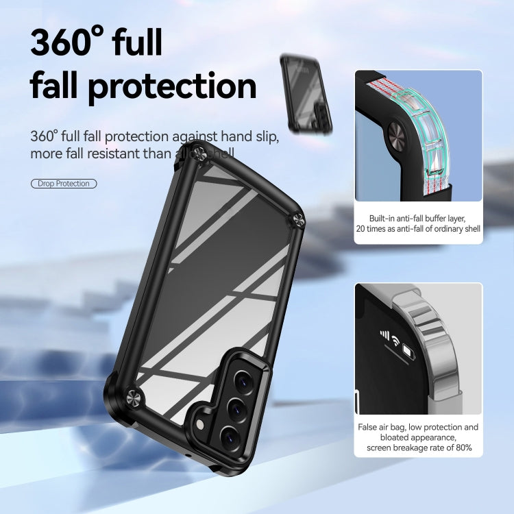 Soft TPU Clear PC Shockproof Phone Case, For Samsung Galaxy S23 5G, For Samsung Galaxy S23+ 5G, For Samsung Galaxy S23 Ultra 5G