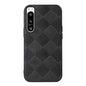 Weave Plaid PU Phone Case, For Sony Xperia 5 IV