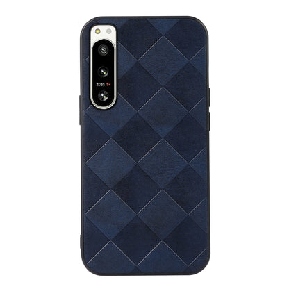 Weave Plaid PU Phone Case, For Sony Xperia 5 IV