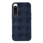 Weave Plaid PU Phone Case, For Sony Xperia 5 IV
