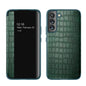 Crocodile Texture Window View Leather Phone Case, For Samsung Galaxy S23 5G, For Samsung Galaxy S23+ 5G, For Samsung Galaxy S23 Ultra 5G