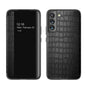 Crocodile Texture Window View Leather Phone Case, For Samsung Galaxy S23 5G, For Samsung Galaxy S23+ 5G, For Samsung Galaxy S23 Ultra 5G