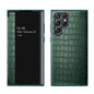 Crocodile Texture Window View Leather Phone Case, For Samsung Galaxy S23 5G, For Samsung Galaxy S23+ 5G, For Samsung Galaxy S23 Ultra 5G