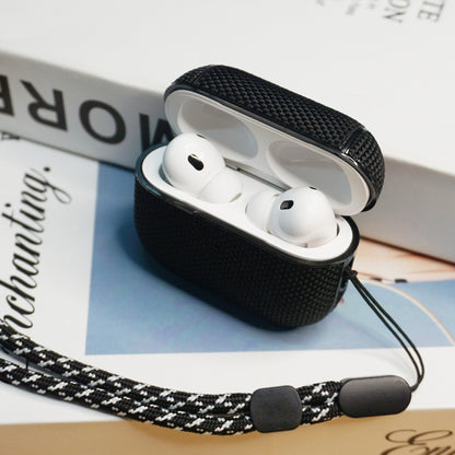 Nylon Waterproof Wireless Earphone Case with Lanyard, For AirPods Pro 2