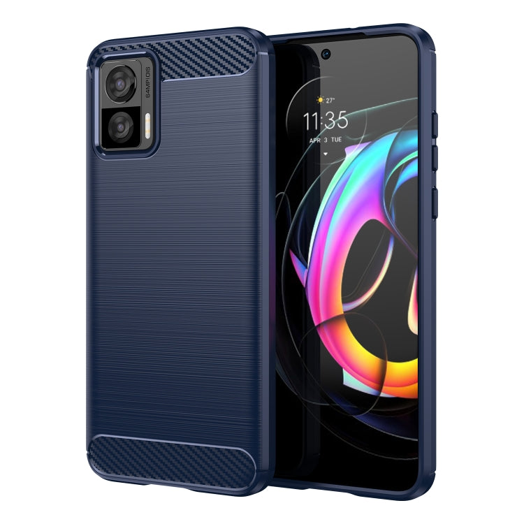 Brushed Texture Carbon Fiber TPU Phone Case