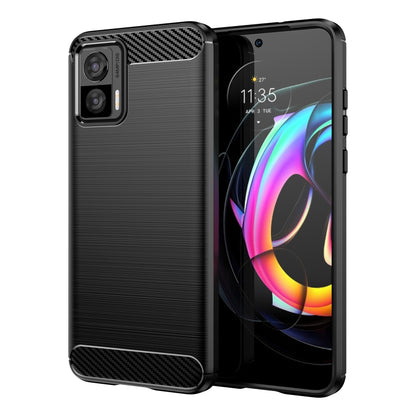 Brushed Texture Carbon Fiber TPU Phone Case