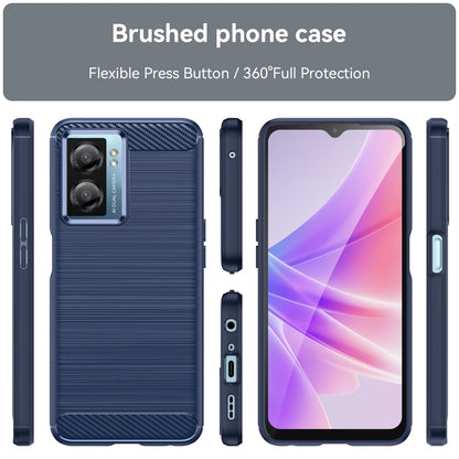 Brushed Texture Carbon Fiber TPU Phone Case