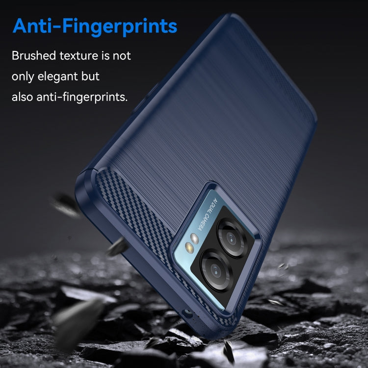 Brushed Texture Carbon Fiber TPU Phone Case