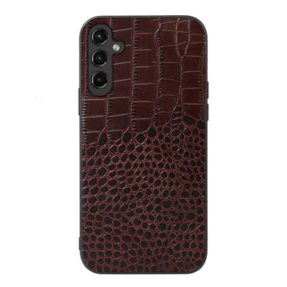 Crocodile Texture Genuine Leather Phone Case, For Samsung Galaxy A14 5G, For Samsung Galaxy S23+ 5G, For Samsung Galaxy S23 Ultra 5G