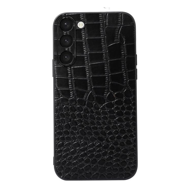 Crocodile Texture Genuine Leather Phone Case, For Samsung Galaxy A14 5G, For Samsung Galaxy S23+ 5G, For Samsung Galaxy S23 Ultra 5G