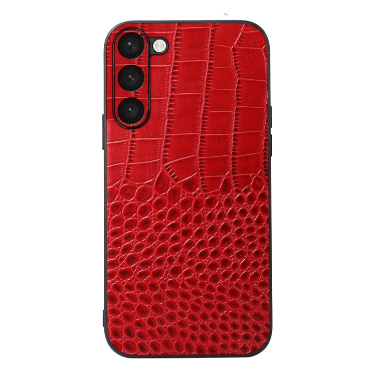 Crocodile Texture Genuine Leather Phone Case