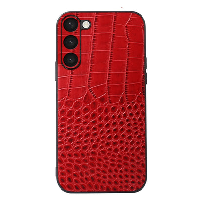 Crocodile Texture Genuine Leather Phone Case, For Samsung Galaxy A14 5G, For Samsung Galaxy S23+ 5G, For Samsung Galaxy S23 Ultra 5G