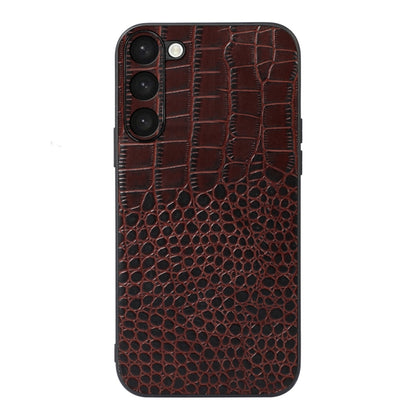 Crocodile Texture Genuine Leather Phone Case, For Samsung Galaxy A14 5G, For Samsung Galaxy S23+ 5G, For Samsung Galaxy S23 Ultra 5G