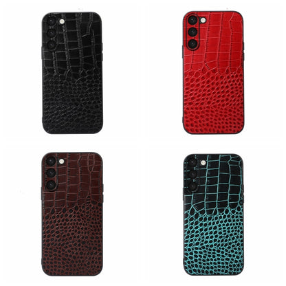 Crocodile Texture Genuine Leather Phone Case