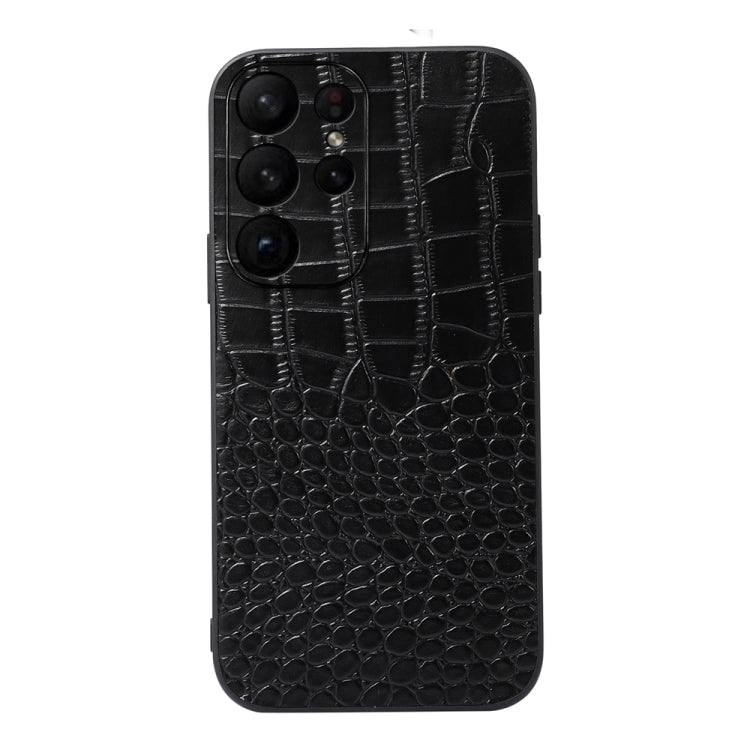 Crocodile Texture Genuine Leather Phone Case