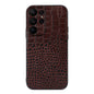 Crocodile Texture Genuine Leather Phone Case